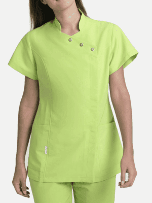 Casaca cuello japonés lisa